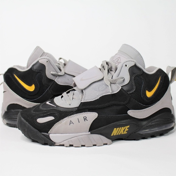 nike air max speed turf black grey yellow